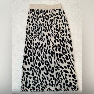Leopard Print Skirt